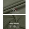 imageLittle Donkey Andy Mens Winter Ultra Stretch Warm Fleece Running Jacket Thumb Holes Hooded Coat HikingSage