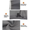 imageLittle Donkey Andy Womens Fleece Lined Softshell Vest Lightweight Windproof Sleeveless Jacket for Hiking Outdoor Travel GolfGrey