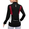 imageLittle Donkey Andy Womens Half Zip Breathable Cycling Vests Reflective Sleeveless Jerseys Shirts Golf 4 Rear PocketsBlack