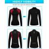 imageLittle Donkey Andy Womens Half Zip Breathable Cycling Vests Reflective Sleeveless Jerseys Shirts Golf 4 Rear PocketsBlack
