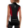 imageLittle Donkey Andy Womens Half Zip Breathable Cycling Vests Reflective Sleeveless Jerseys Shirts Golf 4 Rear PocketsUpgraded Black