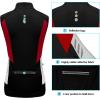 imageLittle Donkey Andy Womens Half Zip Breathable Cycling Vests Reflective Sleeveless Jerseys Shirts Golf 4 Rear PocketsUpgraded Black