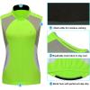 imageLittle Donkey Andy Womens Half Zip Breathable Cycling Vests Reflective Sleeveless Jerseys Shirts Golf 4 Rear PocketsUpgraded Fluorescent Yellow