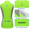 imageLittle Donkey Andy Womens Half Zip Breathable Cycling Vests Reflective Sleeveless Jerseys Shirts Golf 4 Rear PocketsUpgraded Fluorescent Yellow