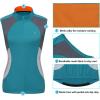 imageLittle Donkey Andy Womens Half Zip Breathable Cycling Vests Reflective Sleeveless Jerseys Shirts Golf 4 Rear PocketsUpgraded Lake Blue