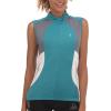 imageLittle Donkey Andy Womens Half Zip Breathable Cycling Vests Reflective Sleeveless Jerseys Shirts Golf 4 Rear PocketsUpgraded Lake Blue