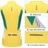 imageLittle Donkey Andy Womens Half Zip Breathable Cycling Vests Reflective Sleeveless Jerseys Shirts Golf 4 Rear PocketsUpgraded Lemon Verbena