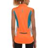 imageLittle Donkey Andy Womens Half Zip Breathable Cycling Vests Reflective Sleeveless Jerseys Shirts Golf 4 Rear PocketsUpgraded Orange
