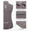 imageLittle Donkey Andy Womens Lightweight Quick Dry Vest Summer Windproof Sleeveless Elastic Jacket for Golfing Cycling RunningGrey