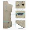 imageLittle Donkey Andy Womens Lightweight Quick Dry Vest Summer Windproof Sleeveless Elastic Jacket for Golfing Cycling RunningLight Khaki
