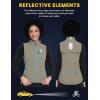 imageLittle Donkey Andy Womens Lightweight Quick Dry Vest Summer Windproof Sleeveless Elastic Jacket for Golfing Cycling RunningLight Khaki