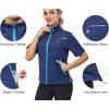 imageLittle Donkey Andy Womens Short Sleeve Jacket Windproof Lightweight Vest for Golf Hiking RunningBlue
