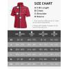imageLittle Donkey Andy Womens Short Sleeve Jacket Windproof Lightweight Vest for Golf Hiking RunningRed
