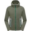 imageLittle Donkey Andy Mens Winter Ultra Stretch Warm Fleece Running Jacket Thumb Holes Hooded Coat HikingSage