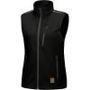 imageLittle Donkey Andy Womens Fleece Lined Softshell Vest Lightweight Windproof Sleeveless Jacket for Hiking Outdoor Travel GolfBlack