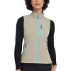 imageLittle Donkey Andy Womens Lightweight Quick Dry Vest Summer Windproof Sleeveless Elastic Jacket for Golfing Cycling RunningLight Khaki