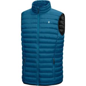 imageLittle Donkey Andy Mens Lightweight Warm Puffer Vest Outdoor Sleeveless Jacket for Golf Hiking Casual Travel8 Swedish Blue
