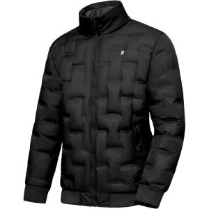 imageLittle Donkey Andy Mens Puffer Warm Jacket Windproof Winter Coat with Recycled InsulationBlack