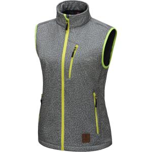 imageLittle Donkey Andy Womens Fleece Lined Softshell Vest Lightweight Windproof Sleeveless Jacket for Hiking Outdoor Travel GolfGreen Floral