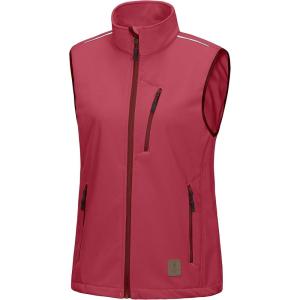 imageLittle Donkey Andy Womens Fleece Lined Softshell Vest Lightweight Windproof Sleeveless Jacket for Hiking Outdoor Travel GolfWatermelon Red