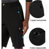 imageLittle Donkey Andy Mens 11 Inch Quick Dry Bermuda Stretch Cargo Shorts Hiking Travel GolfB Black