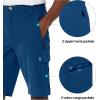 imageLittle Donkey Andy Mens 11 Inch Quick Dry Bermuda Stretch Cargo Shorts Hiking Travel GolfB Dark Blue