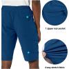 imageLittle Donkey Andy Mens 11 Inch Quick Dry Bermuda Stretch Cargo Shorts Hiking Travel GolfB Dark Blue