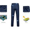 imageLittle Donkey Andy Mens Fleece Lined Hiking Ski Snow Pants Winter Windproof Softshell Pants Warm and Water RepellentBlue