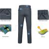 imageLittle Donkey Andy Mens Fleece Lined Hiking Ski Snow Pants Winter Windproof Softshell Pants Warm and Water RepellentGrey