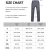 imageLittle Donkey Andy Mens Fleece Lined Softshell Pants for Hiking SKiiingGray