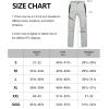 imageLittle Donkey Andy Mens Fleece Lined Softshell Pants for Hiking SKiiingLight Gray