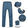 imageLittle Donkey Andy Mens Fleece Lined Softshell Pants for Hiking SKiiingMoonlight Blue