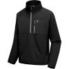 imageLittle Donkey Andy Mens Half Zipper Pullover Windproof Softshell MTB Mountain Bike Jacket for Cycling Golf WorkoutBlack
