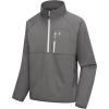 imageLittle Donkey Andy Mens Half Zipper Pullover Windproof Softshell MTB Mountain Bike Jacket for Cycling Golf WorkoutGrey