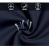 imageLittle Donkey Andy Mens Half Zipper Pullover Windproof Softshell MTB Mountain Bike Jacket for Cycling Golf WorkoutNavy Blue
