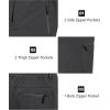 imageLittle Donkey Andy Mens Hiking Snow Pants Fleece Lined Ski Pants Softshell Pants Windproofampamp Water ResistantGray