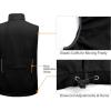 imageLittle Donkey Andy Mens Lightweight Fleece Lined Softshell Vest Windproof Sleeveless Jacket for Hiking Travel Golf1 Black