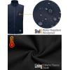 imageLittle Donkey Andy Mens Lightweight Fleece Lined Softshell Vest Windproof Sleeveless Jacket for Hiking Travel Golf3 Dark Blue