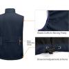 imageLittle Donkey Andy Mens Lightweight Fleece Lined Softshell Vest Windproof Sleeveless Jacket for Hiking Travel Golf3 Dark Blue