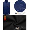 imageLittle Donkey Andy Mens Lightweight Fleece Lined Softshell Vest Windproof Sleeveless Jacket for Hiking Travel Golf4 Deep Blue