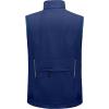 imageLittle Donkey Andy Mens Lightweight Fleece Lined Softshell Vest Windproof Sleeveless Jacket for Hiking Travel Golf4 Deep Blue