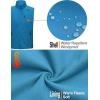 imageLittle Donkey Andy Mens Lightweight Fleece Lined Softshell Vest Windproof Sleeveless Jacket for Hiking Travel Golf5 Swedish Blue