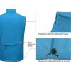 imageLittle Donkey Andy Mens Lightweight Fleece Lined Softshell Vest Windproof Sleeveless Jacket for Hiking Travel Golf5 Swedish Blue
