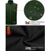 imageLittle Donkey Andy Mens Lightweight Fleece Lined Softshell Vest Windproof Sleeveless Jacket for Hiking Travel Golf6 Dark Green