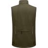 imageLittle Donkey Andy Mens Lightweight Fleece Lined Softshell Vest Windproof Sleeveless Jacket for Hiking Travel Golf7 Olive Green