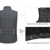 imageLittle Donkey Andy Mens Lightweight Fleece Lined Softshell Vest Windproof Sleeveless Jacket for Hiking Travel GolfBlack Plaid
