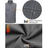 imageLittle Donkey Andy Mens Lightweight Fleece Lined Softshell Vest Windproof Sleeveless Jacket for Hiking Travel GolfGray Plaid
