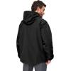 imageLittle Donkey Andy Mens Lightweight Jacket Fleece Lined Detachable Hooded Waterproof Jackets Winter Hiking WindbreakerBlack