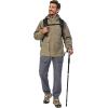 imageLittle Donkey Andy Mens Lightweight Jacket Fleece Lined Detachable Hooded Waterproof Jackets Winter Hiking WindbreakerGreen