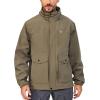 imageLittle Donkey Andy Mens Lightweight Jacket Fleece Lined Detachable Hooded Waterproof Jackets Winter Hiking WindbreakerGreen